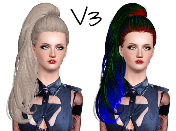 Newsea`s Sweet Villain hairstyle retextured by Chantel for Sims 3