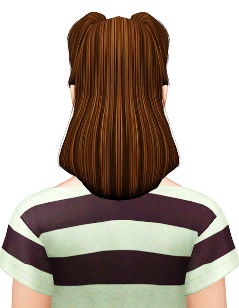 Colores Urbanos 01 hairstyle retextured by Pocket for Sims 3