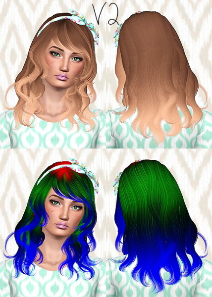 Newsea`s Eyes On Me hairstyle retextured by Chantel for Sims 3