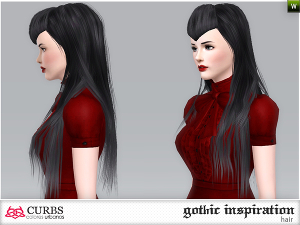 Curbs hairstyle 11 by Colores Urbanos for Sims 3