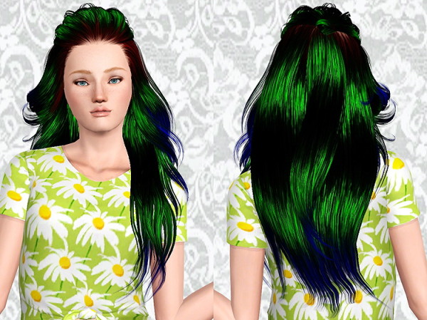 Skysims 227 hairstyle retextured by Chantel for Sims 3