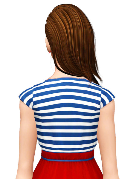 Alesso`s Wine hairstyle retextured by Pocket for Sims 3