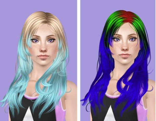 NewSea`s YU 172 Jordan hairstyle retextured by Plumb Bombs for Sims 3