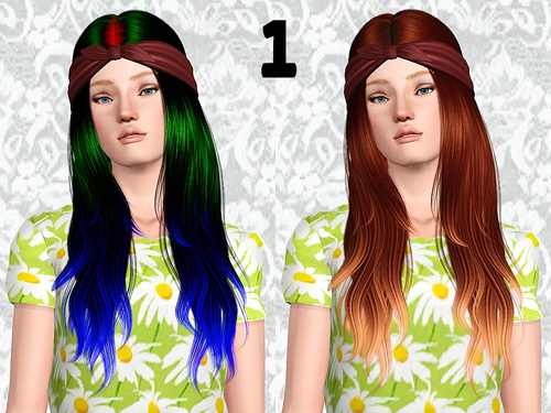 Nightcrawler 24 hairstyle retextured by Chantel for Sims 3