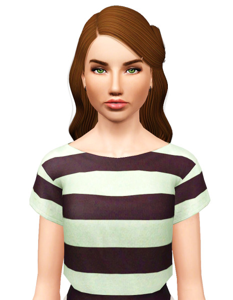 Cazy`s Leah hairstyle for Sims 3
