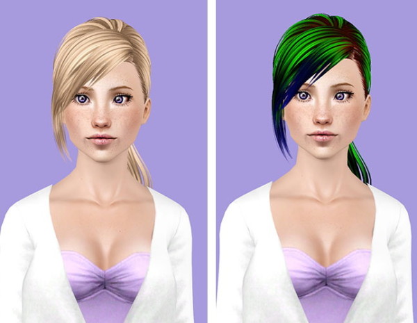 Skysims 208 hairstyle retextured by Plumb Bombs for Sims 3