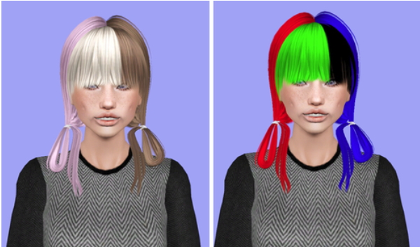 Zauma`s Growl Cruella hairstyle retextured by Plumb Bombs for Sims 3