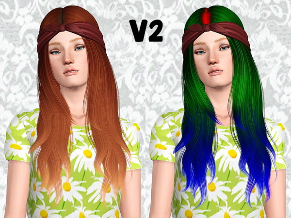 Nightcrawler 24 hairstyle retextured by Chantel for Sims 3