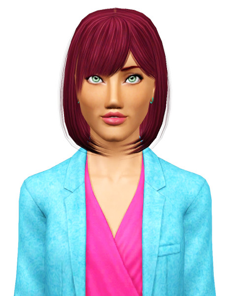 Zauma`s Midnight hairstyle retextured by Pocket for Sims 3