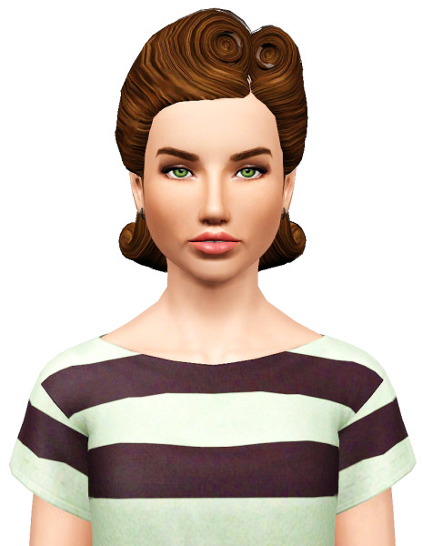 Colores Urbanos 03 hairstyle retextured by Pocket for Sims 3