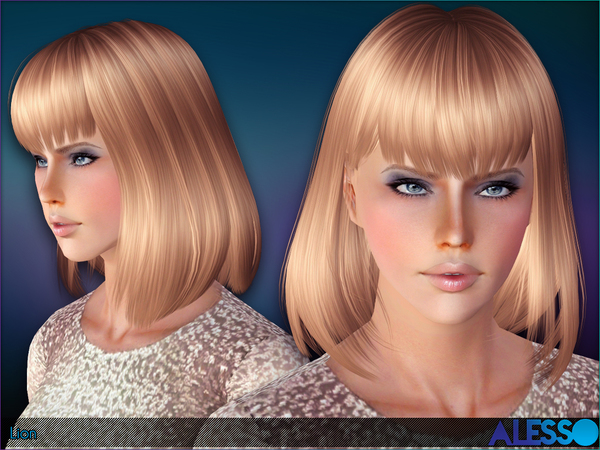 Lion hairstyle by Alesso for Sims 3