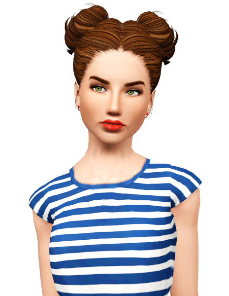 Newsea`s Skysims Mashup hairstyle retextured by Pocket for Sims 3