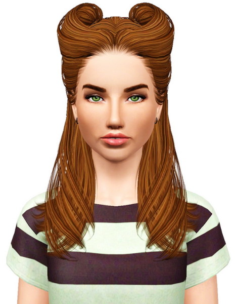 Butterfly 082 hairstyle retextured by Pocket for Sims 3