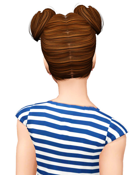 Newsea`s Skysims Mashup hairstyle retextured by Pocket for Sims 3