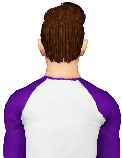 Swoop Wave Hairstyle retextured by Pocket for Sims 3