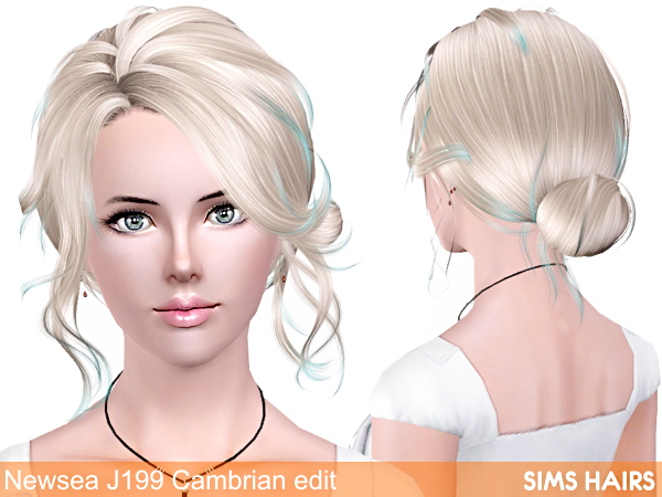 Newsea J199 Cambrian retexture by Sims Hairs for Sims 3