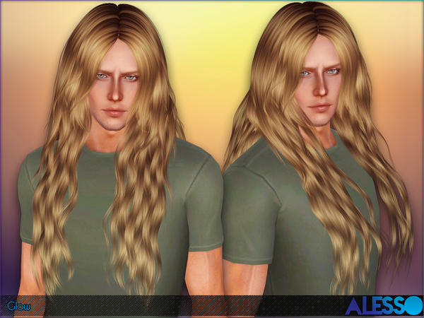 Glow hairstyle for him by Alesso by The Sims Resource for Sims 3