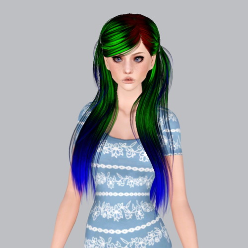 Peggy`s April 09 Gift hairstyle retextured by Plumb Bombs for Sims 3