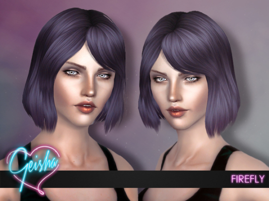 Firefly hairstyle by GeishaSims by The Sims Resource - Sims 3 Hairs