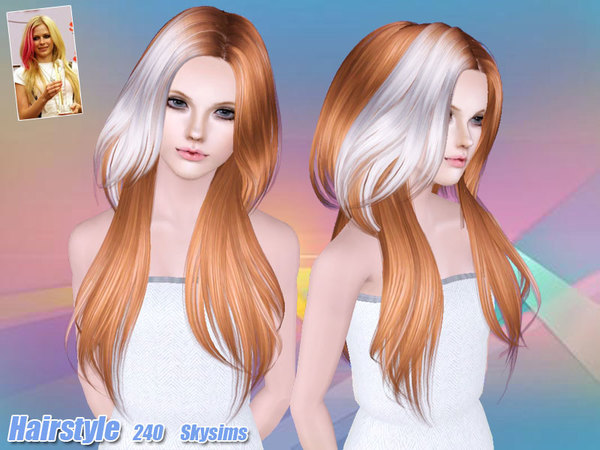 Stairs Hairstyle 240 by Skysims by The Sims Resource for Sims 3