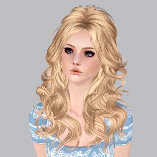 Newsea`s J203 Stardust hairsye retextured by Plumb Bombs for Sims 3