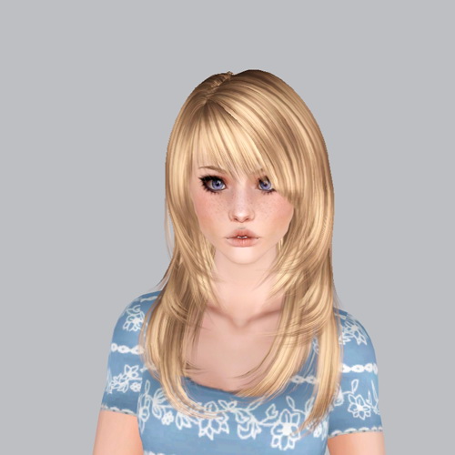 Rose 88 hairstyle retextured by Plumb Bombs for Sims 3
