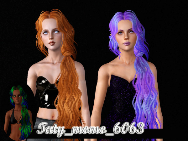 Nightcrawler and Skysims hairstyles retextured by Taty for Sims 3