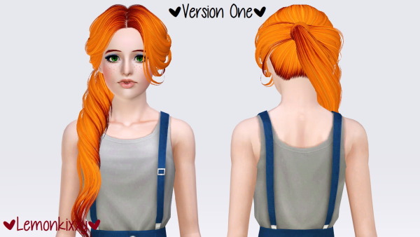 Skysims 239 hairstyle retextured by Lemonkixxy`s Lair for Sims 3