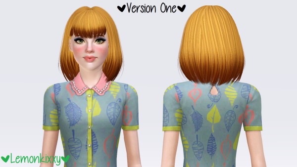 Alesso`s Lion hairstyle retextured by Lemonkixxy for Sims 3