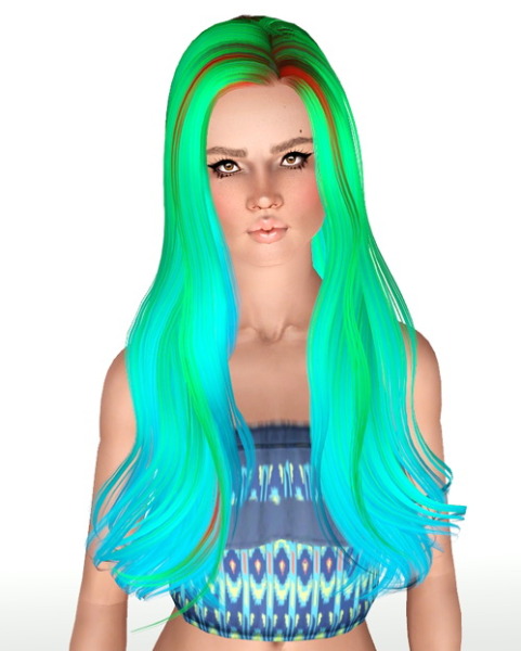 Skysims 237 hairstyle retextured by Monolith for Sims 3
