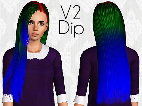 ButterflySims 125 hairstyle retextured by Chantel Sims for Sims 3