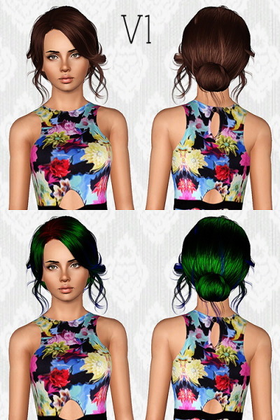 Newsea`s Cambrian hairstyle retextured by Chantel Sims for Sims 3