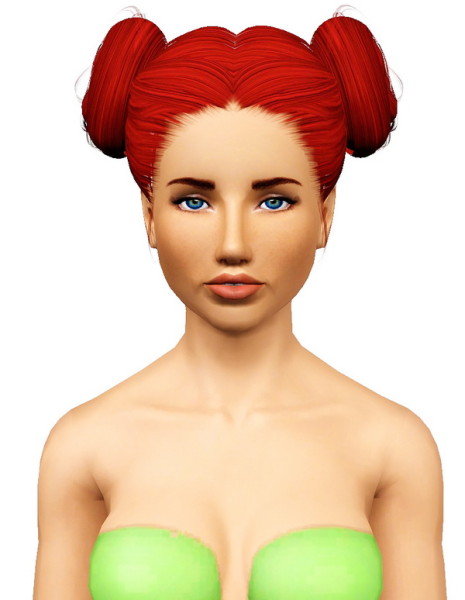 Sakura/Cauliflower hairstyle retextured by Pocket for Sims 3