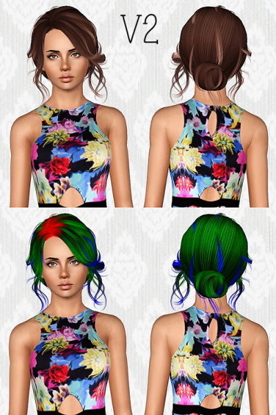 Newsea`s Cambrian hairstyle retextured by Chantel Sims for Sims 3