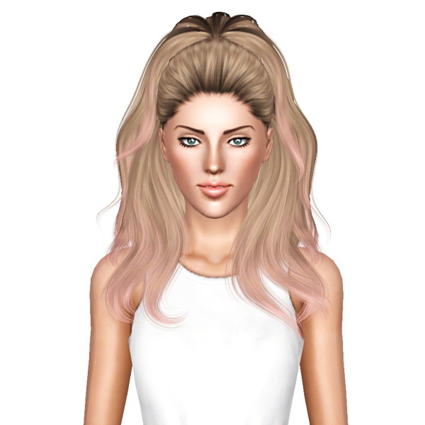 Alesso’s Candle hairstyle retextured by July Kapo for Sims 3