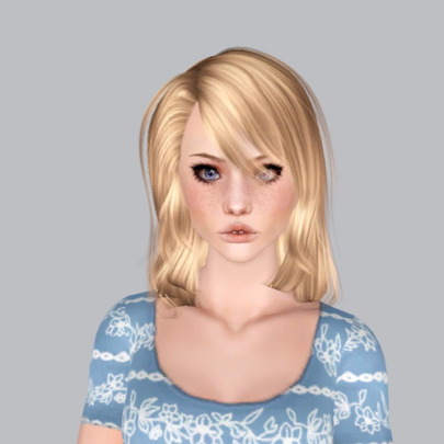 Anto 39 Converted by Savio - Sims 3 Hairs