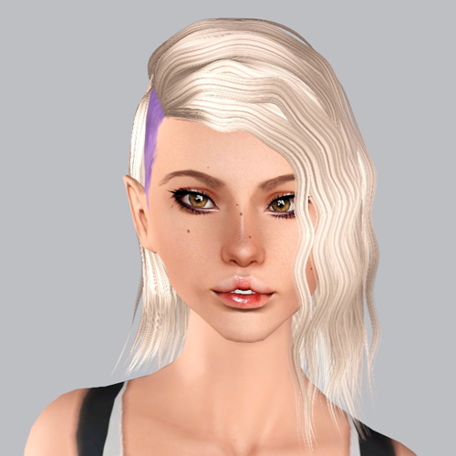 Sims 2 FanBG 18 hairstyle retextured by Plumb Bombs for Sims 3