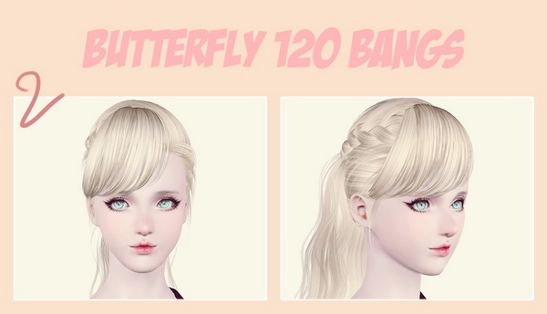 2700+ Follower Gift hairstyle retextured by Maipham for Sims 3