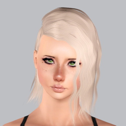 Sims 2 FanBG 18 hairstyle retextured by Plumb Bombs - Sims 3 Hairs