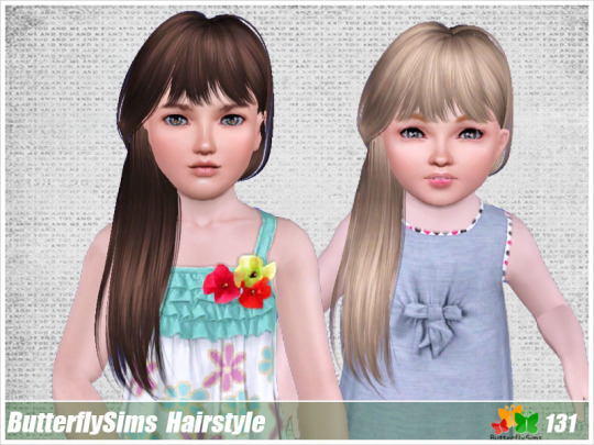 Soft hairstyle 131 by Butterfly Sims - Sims 3 Hairs