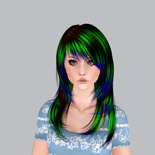 Rose 88 hairstyle retextured by Plumb Bombs for Sims 3