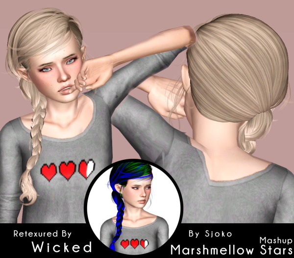 Alesso Solider, Marshmellow Stars and Alesso Hourglass retextures by Magically Delicious for Sims 3