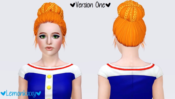 Skysims 238 hairstyle retextured by Lemonkixxy`s Lair for Sims 3