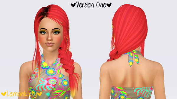 Skysims 168 hairstyle retextured by Lemonkixxy`s Lair for Sims 3