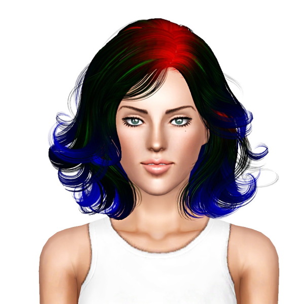 Newsea`s Heroine hairstyle retextured by July Kapo for Sims 3