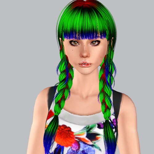 Butterflysims 134 hairstyles retextured by Plumb Bombs for Sims 3