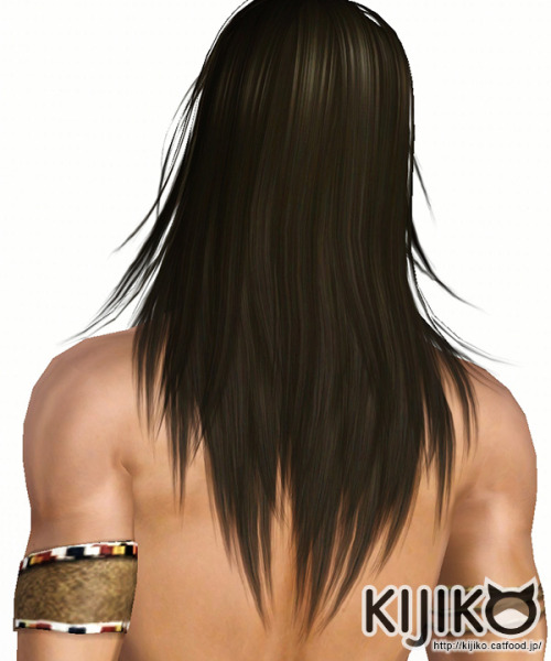 Azurite hairstyle for him by Kijiko for Sims 3