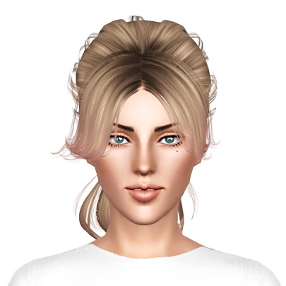 Newsea`s Brooklyn hairstyle retextured by July Kapo - Sims 3 Hairs