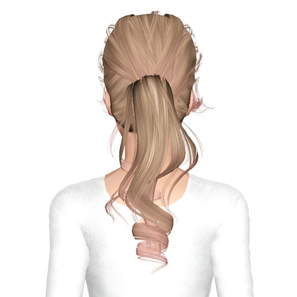 Newsea`s Brooklyn hairstyle retextured by July Kapo for Sims 3