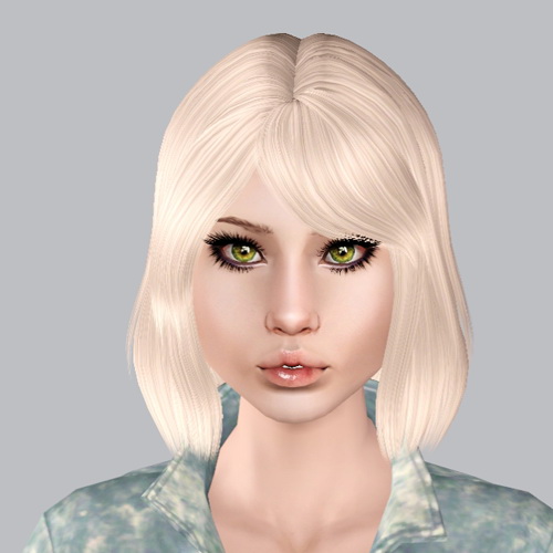 Geisha`s Firefly hairstyle retextured by Plumb Bombs for Sims 3